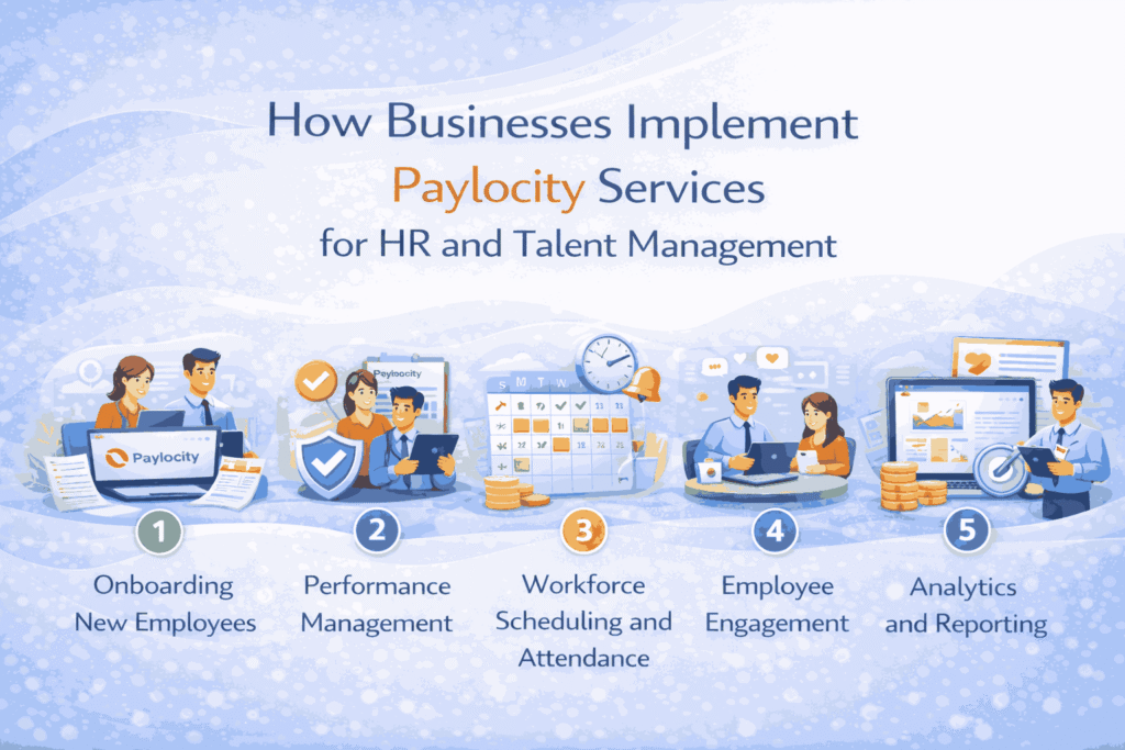How Businesses Implement Paylocity Services for HR and Talent Management