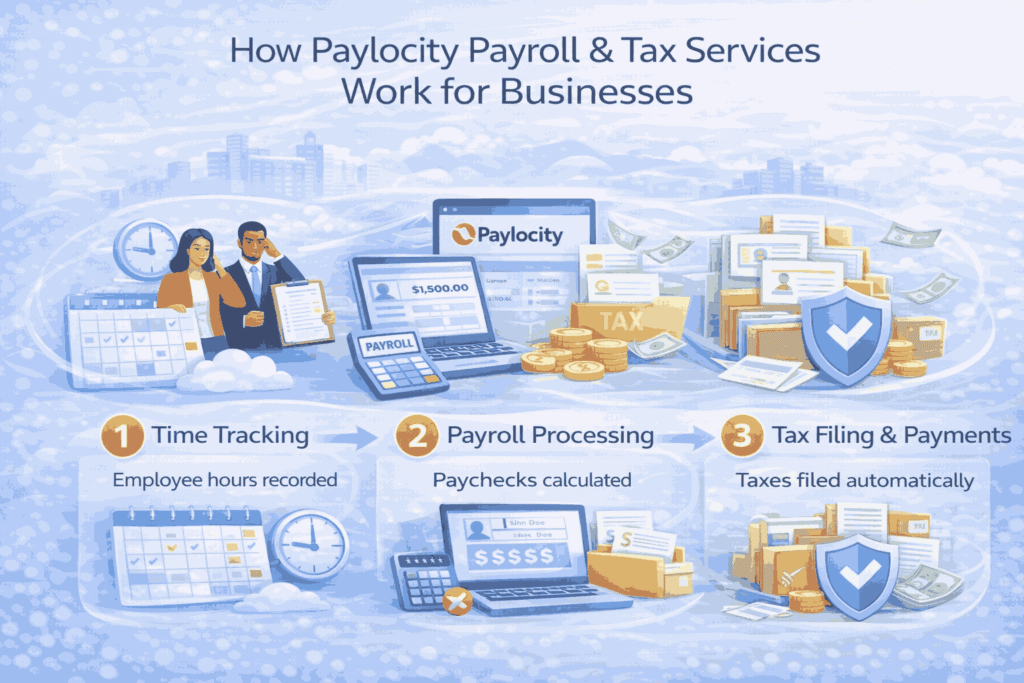 How Paylocity Payroll & Tax Services Work for Businesses
