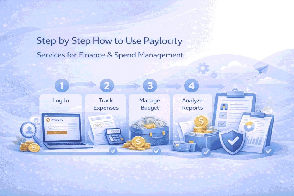 Step by Step How to Use Paylocity Services for Finance & Spend Management